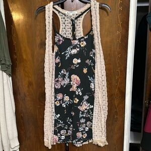 Wallflower dress with cape